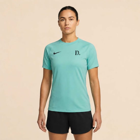 Turquoise sportshirts bedrukken
