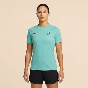 Turquoise sportshirts bedrukken