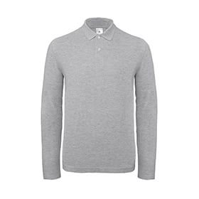 Illustratie B&C BE INSPIRED - Men´s Long Sleeve Polo ID.001