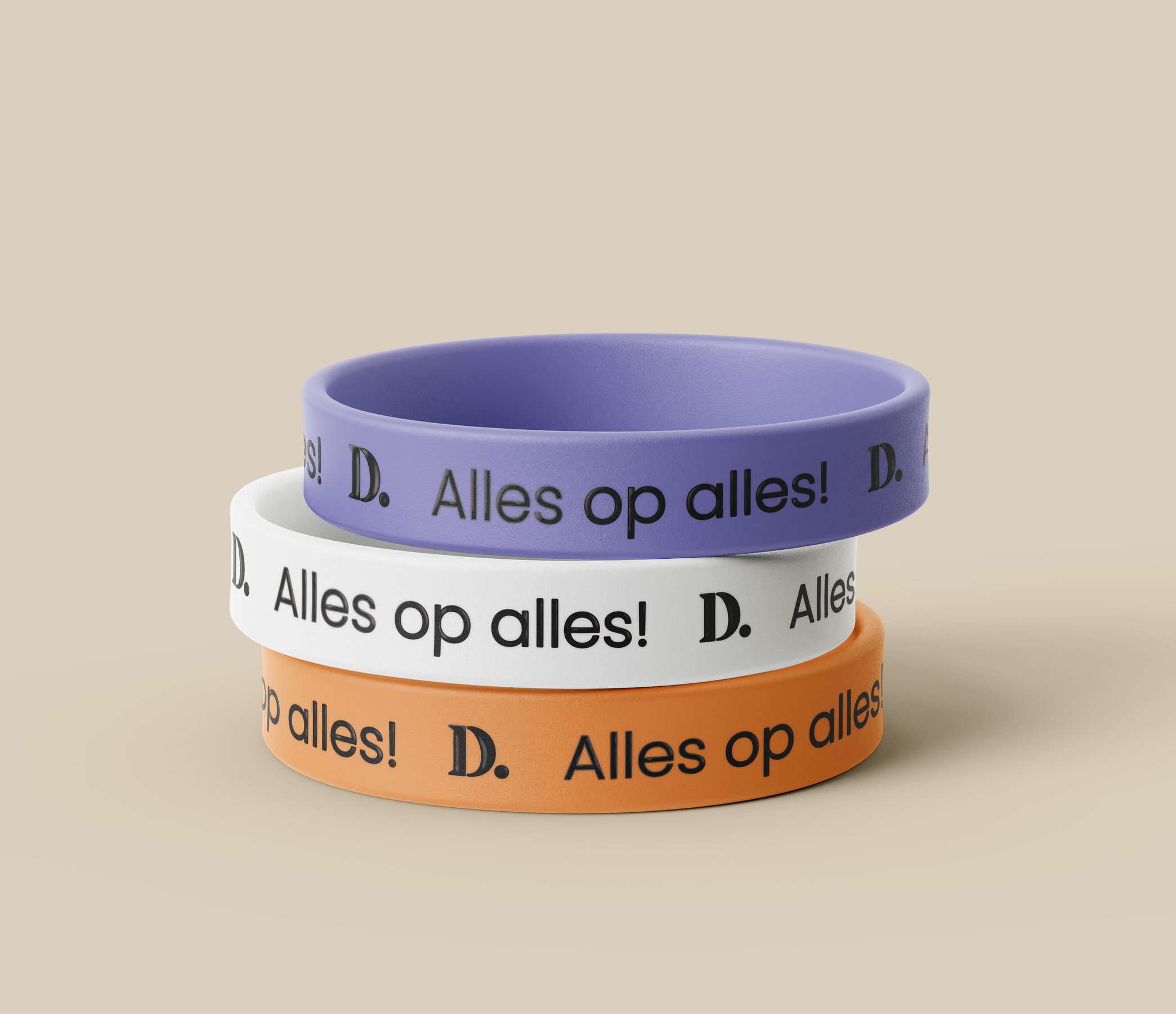 Siliconen polsbandjes