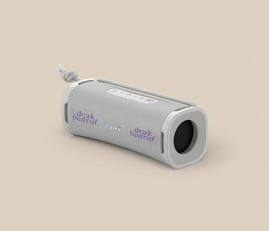 Sony speaker bedrukt