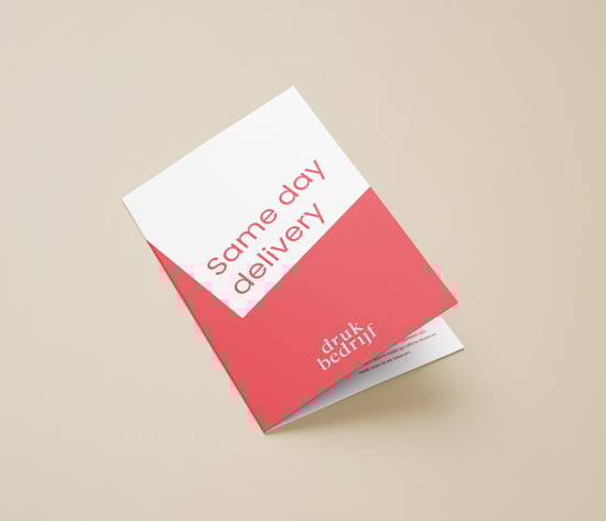 Same day folders voor zakelijke communicatie