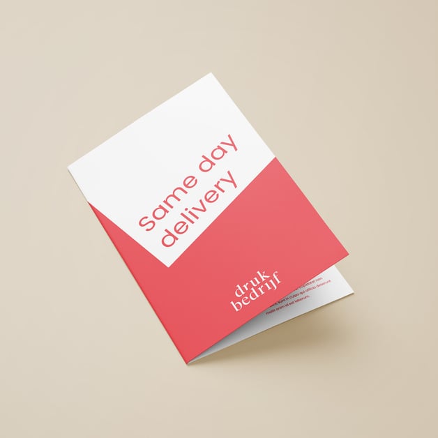 Same day folders voor zakelijke communicatie