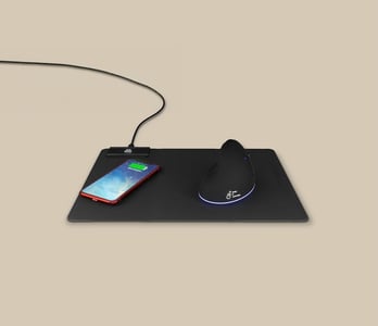 Draadloze oplader met logo