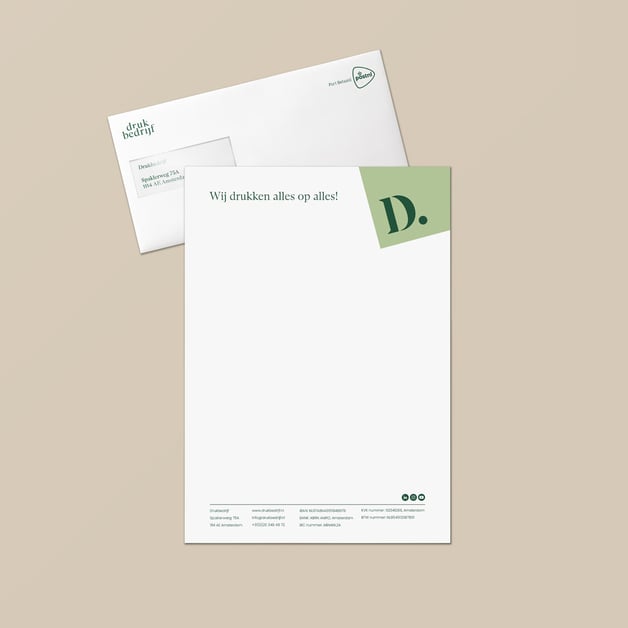 FSC briefpapier bedrukken met eigen logo