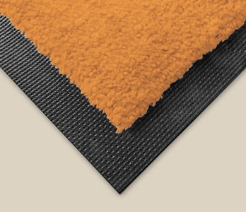 Geweven deurmat bedrukt