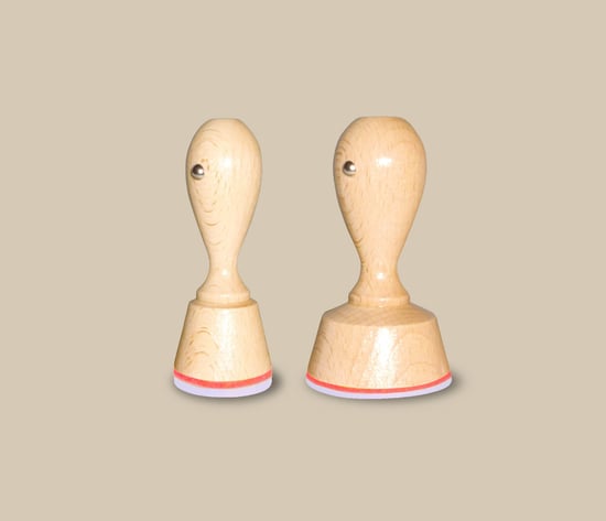Houten stempel
