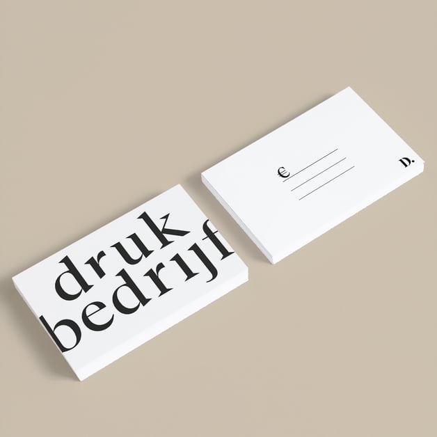 Cadeaubonnen bedrukken met eigen logo of ontwerp
