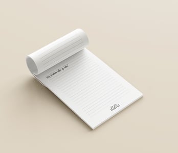 Notitieblok met logo