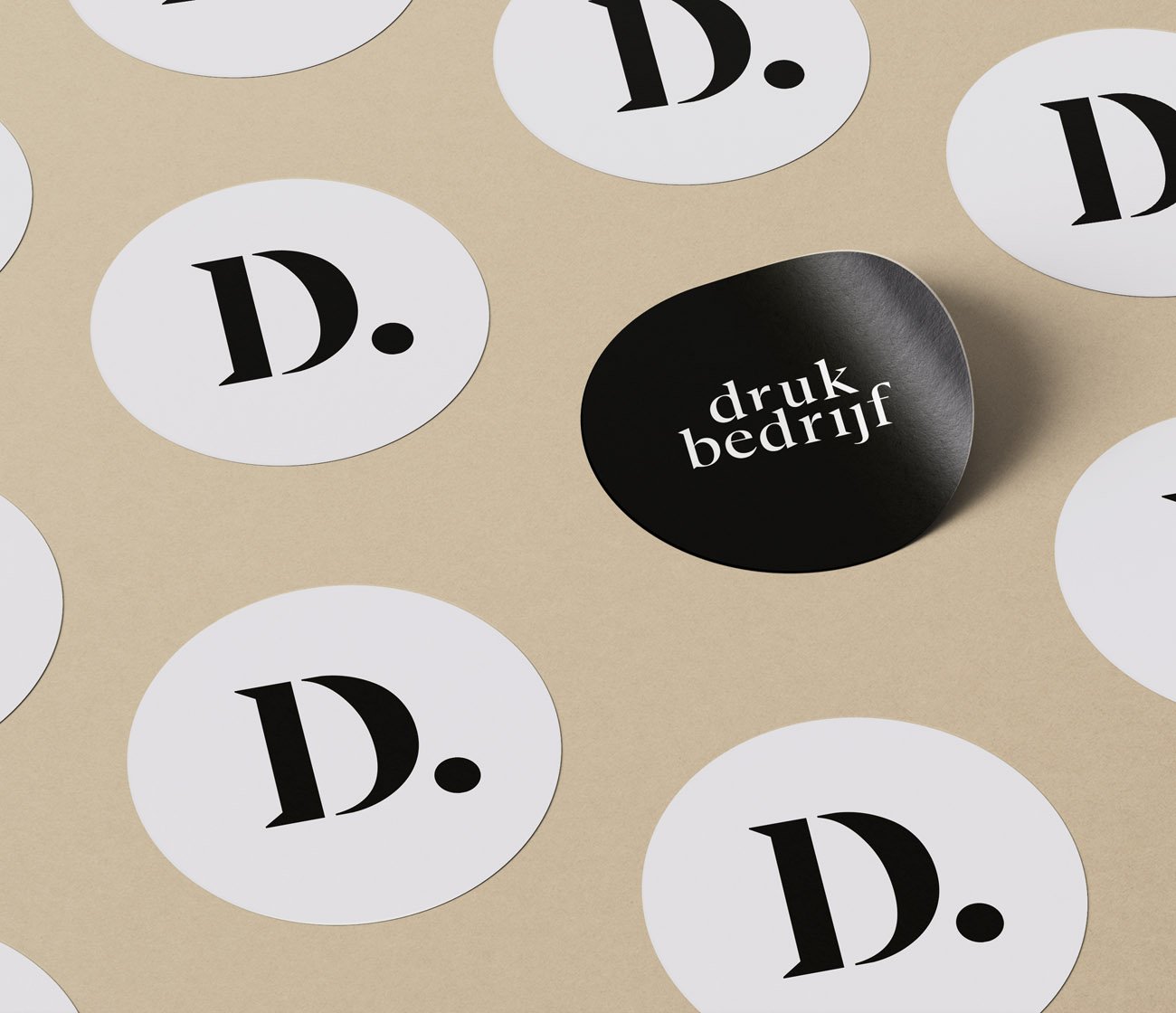 Ronde stickers drukken bij Drukbedrijf