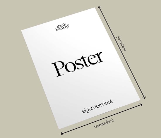 Poster op maat