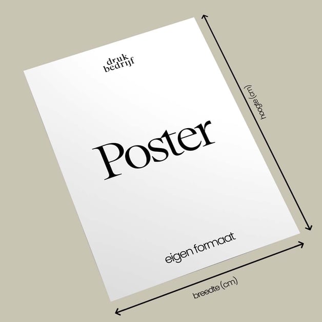 Poster op maat