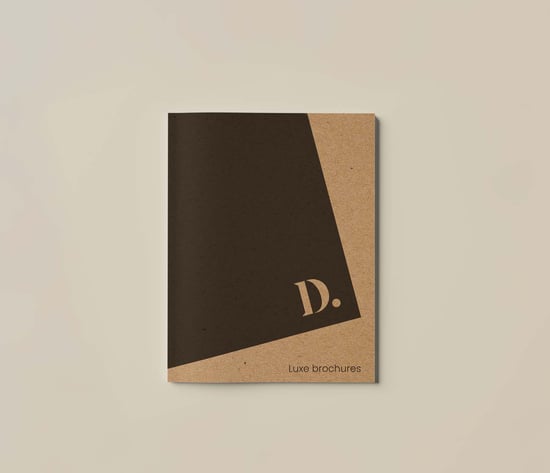 Full color luxe brochure voor marketing en presentatie