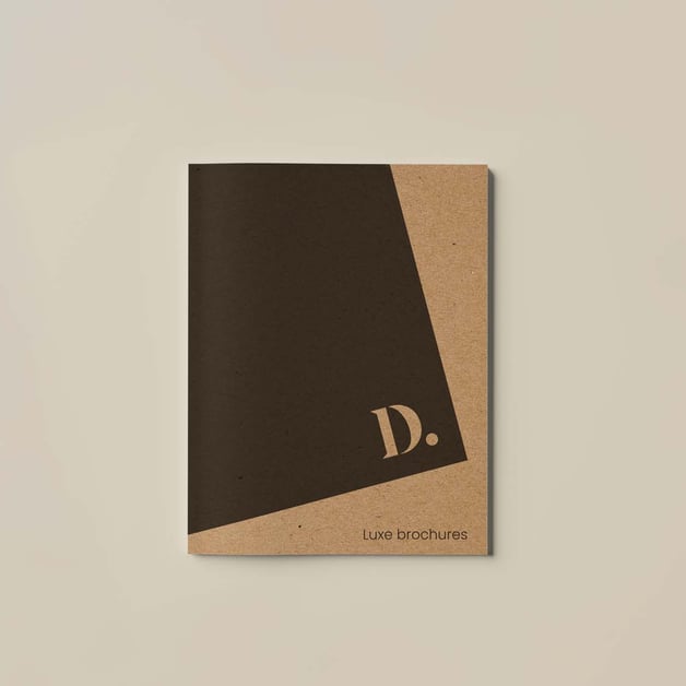 Full color luxe brochure voor marketing en presentatie