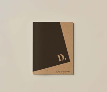 Full color luxe brochure voor marketing en presentatie