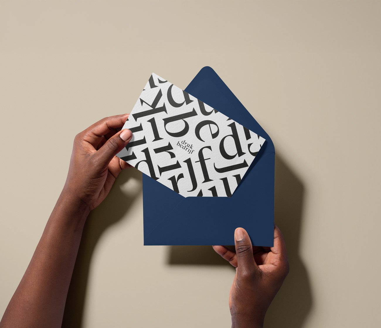 kaarten bedrukken en bestellen met envelop