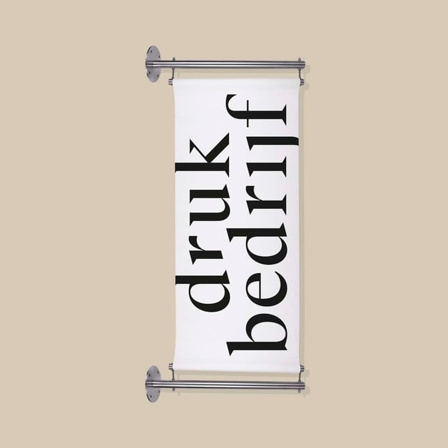 Duurzame gevelbanier voor buitengebruik