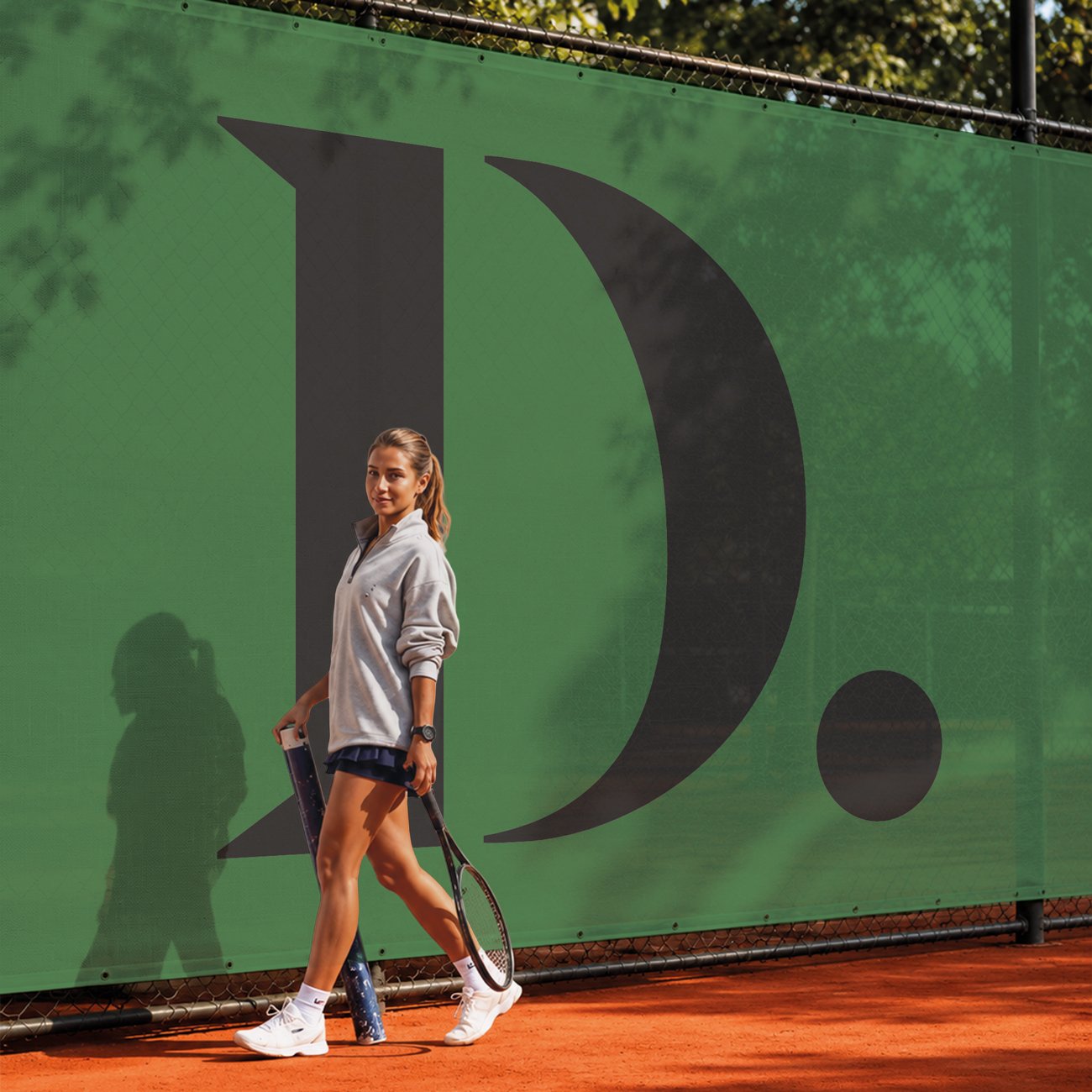 tennisdoek groen
