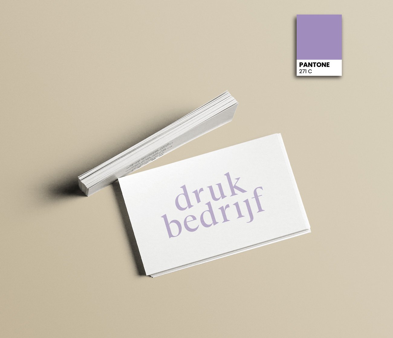 Visitekaartjes PMS kleuren