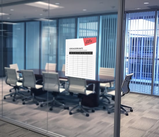 Whiteboard stickers voor vergaderingen en workshops