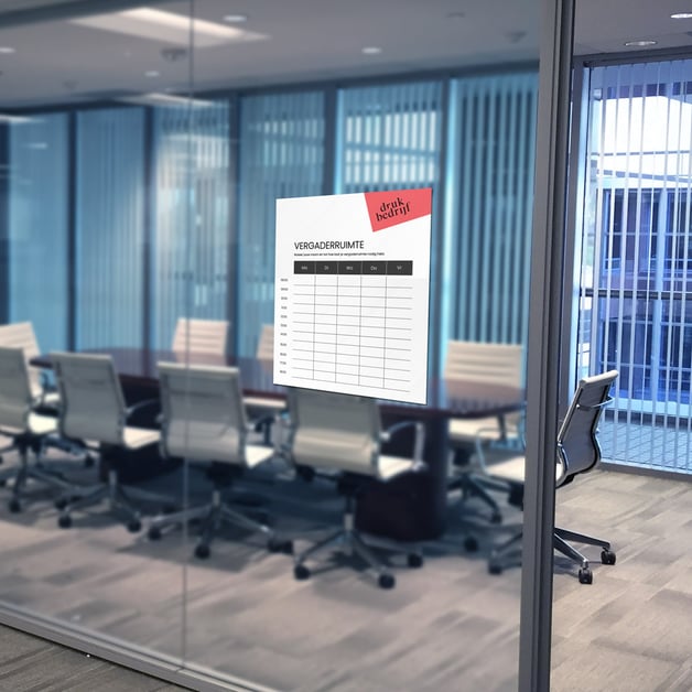 Whiteboard stickers voor vergaderingen en workshops