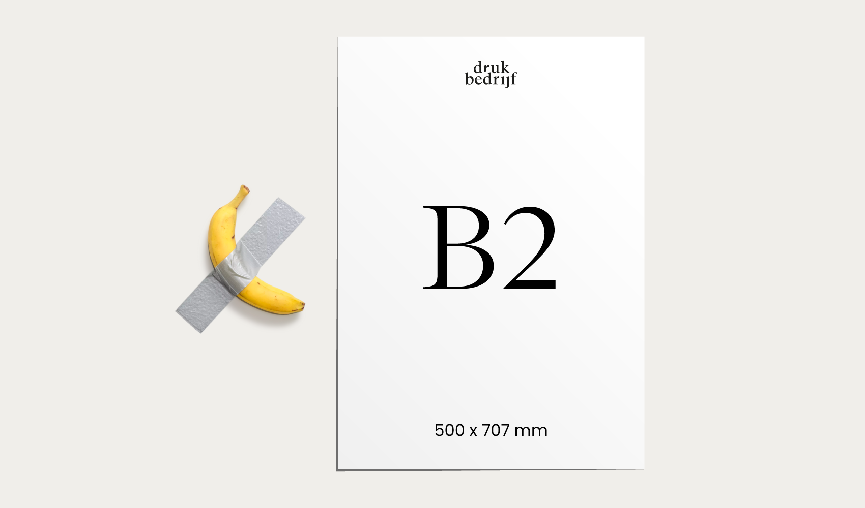 B2 Formaat 50 x 70,7 cm