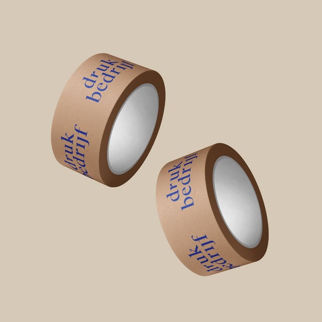 bedrukte papieren tape