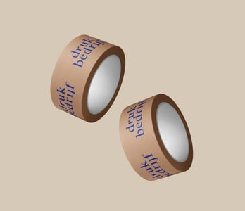 bedrukte papieren tape