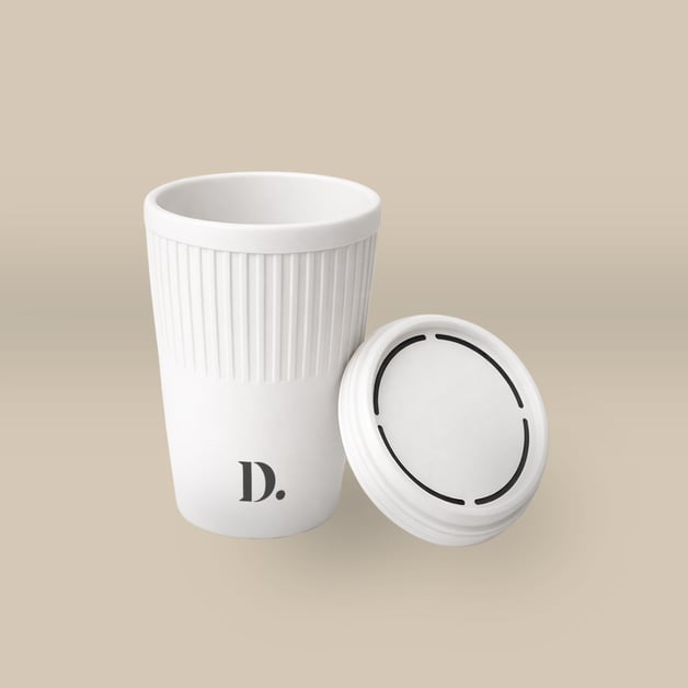 Duurzame koffiebekers met logo