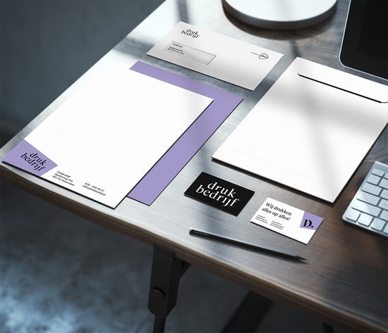 Gepersonaliseerd briefpapier voor correspondentie