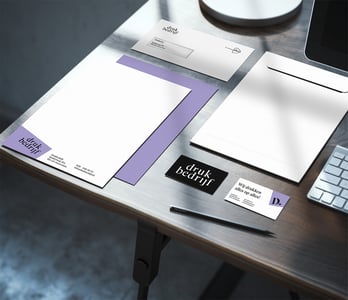 Gepersonaliseerd briefpapier voor correspondentie