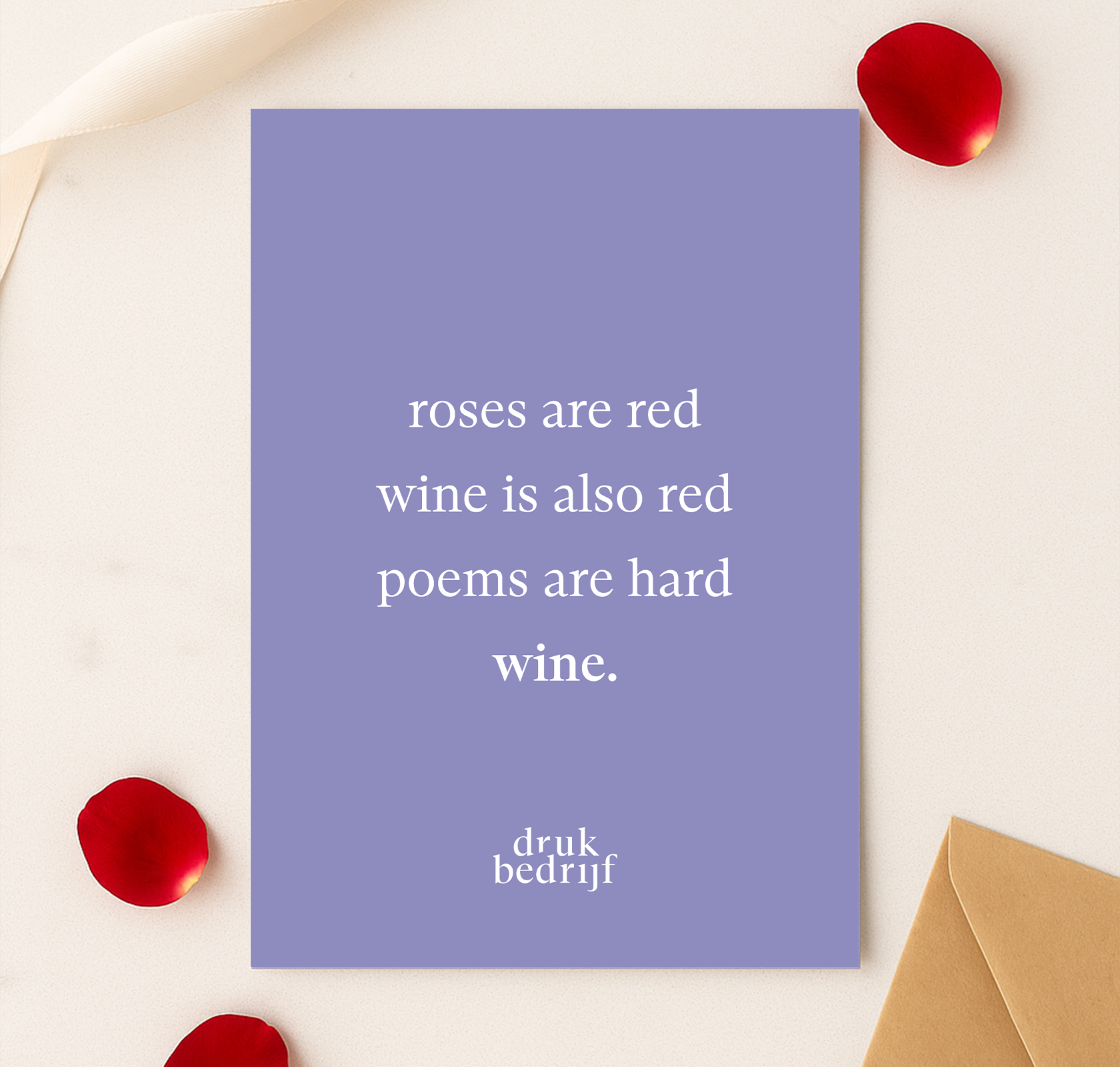 paarse valentijnskaart gratis gedicht roses are red wine is also red poems are hard wine