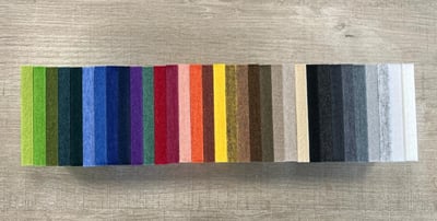 Akoestisch vilt contourgesneden