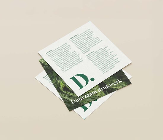 duurzame flyers