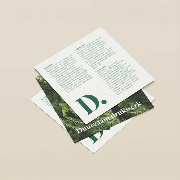 duurzame flyers