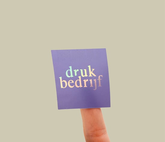 Foliedruk stickers