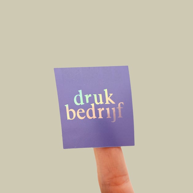 Foliedruk stickers