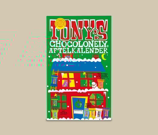 Tony Chocolonely Adventskalender bedrukken
