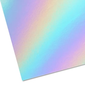 Illustratie 65 grams zilver iriserend vinyl