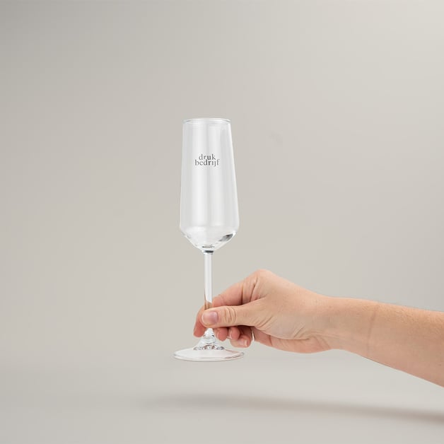 Gepersonaliseerde champagne glazen voor evenementen