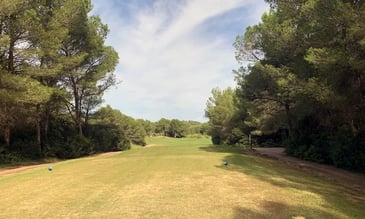 9th hole at Son Parc Golf course