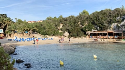 Cala en Blanes beach