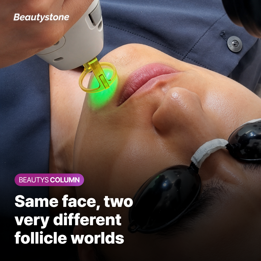 Same Face, Two Very Different Follicle Environments