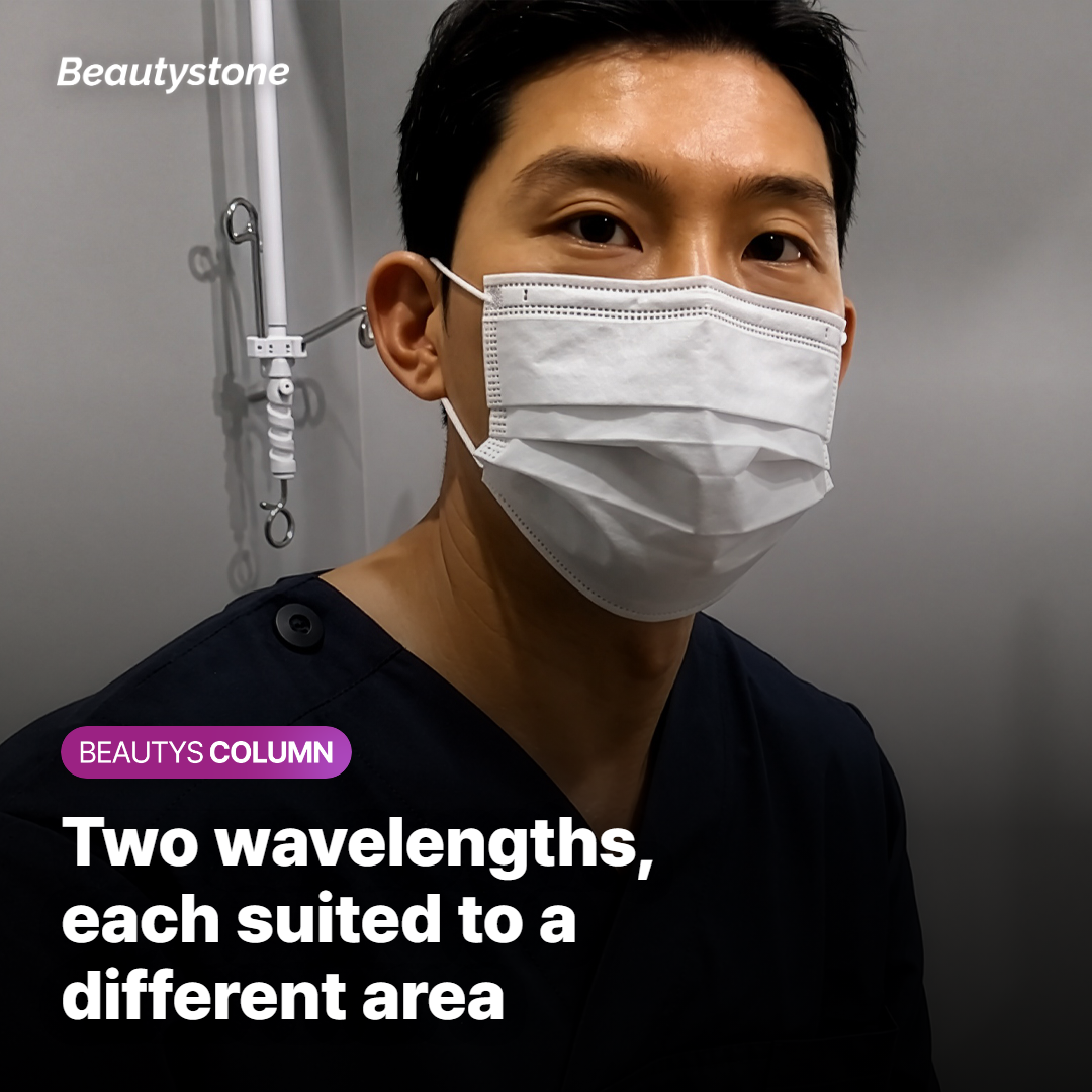 Why the two wavelengths are used for different areas