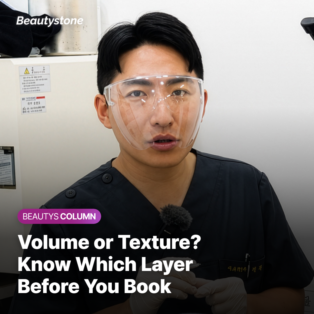 Side-by-side illustration contrasting a volume deficit causing flat contour versus fibrous septae tethering causing surface dimpling