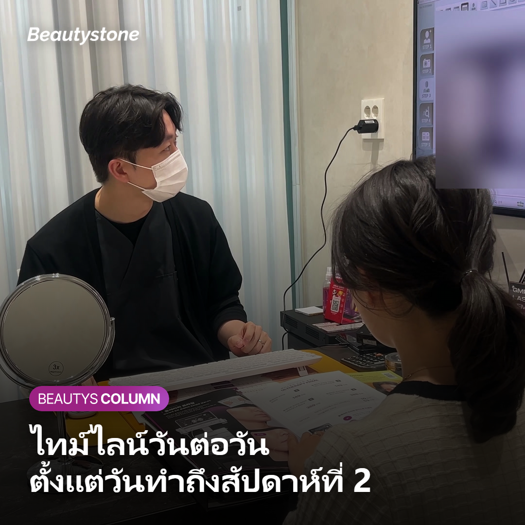 ไทม์ไลน์อาการบวมและผิวแดงวันต่อวันหลังทำ InMode FX