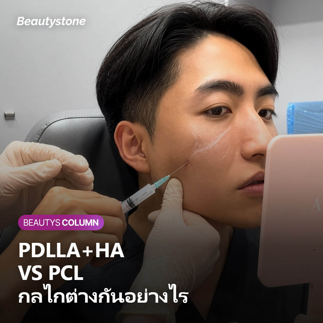 กลไกการทำงานของ PDLLA และ PCL ในชั้นผิวหนัง