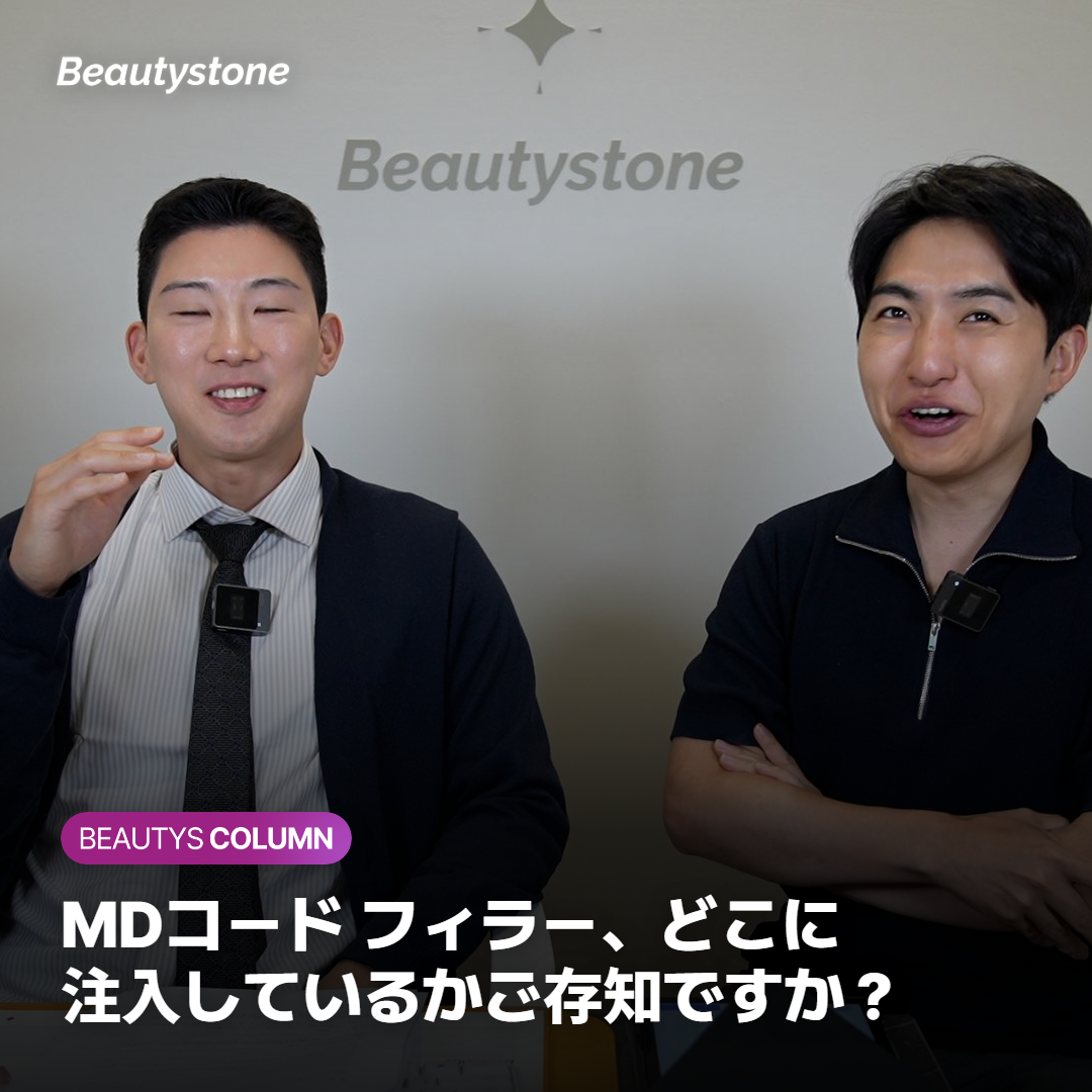 MDコード フィラー 施術ポイント 顔の地図