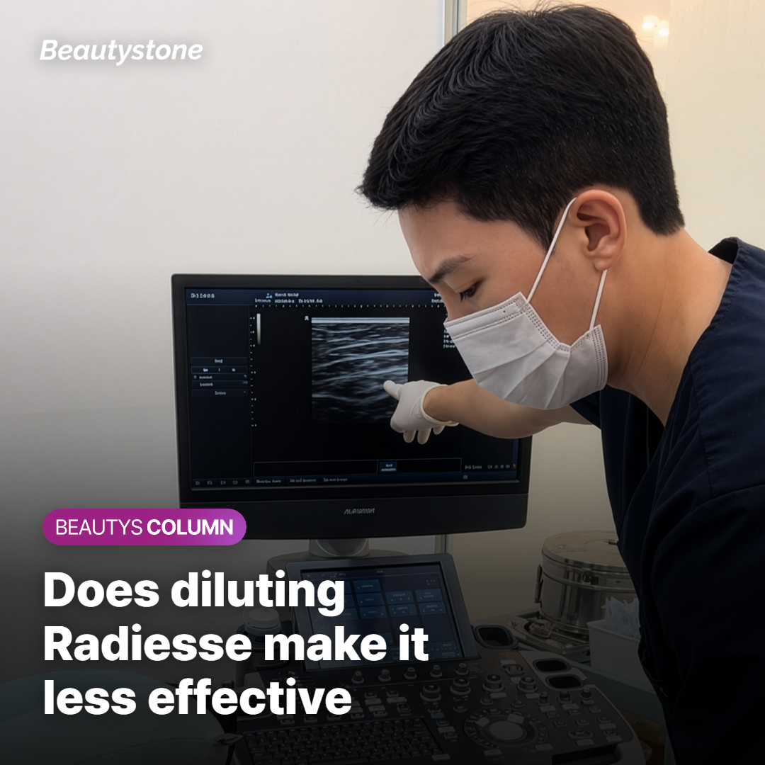 Radiesse dilution ratio effectiveness comparison