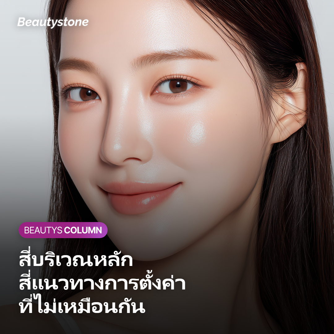 การวางแผนตั้งค่าแยกโซนแก้ม หน้าผาก กรอบหน้า และรอบดวงตา